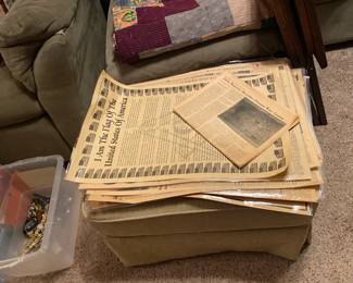 Interesting Laminated Pages of Misc. Info