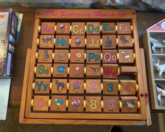Learning Number and Alphabet Board
