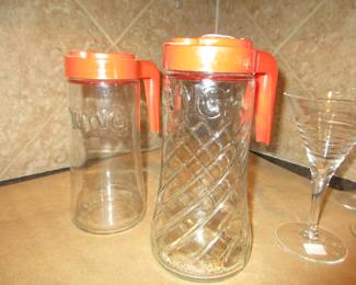Vintage 1960's Tang Pitchers