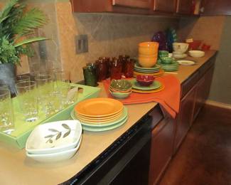 Vintage dishes Glassware