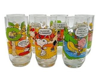 Lot 24 2 Bid(s)
Peanuts Camp Snoopy McDonald's Glasses Set of 7