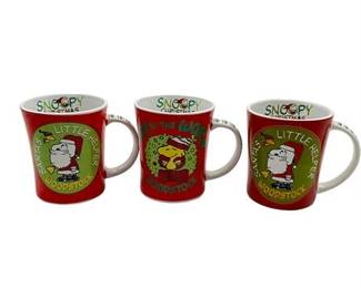 Lot 28 1 Bid(s)
Peanuts "Santa's Little Helper" Mug Set of 3