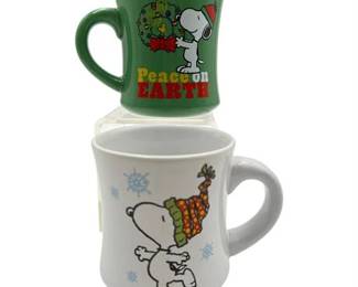 Lot 34 1 Bid(s)
Peanuts Christmas Mug Lot of 2