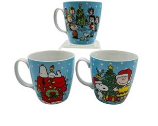 Lot 29 1 Bid(s)
Peanuts Christmas Mugs Set of 3