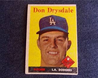 Lot k10 3 Bid(s)
1958 Topps #25 Don Drysdale