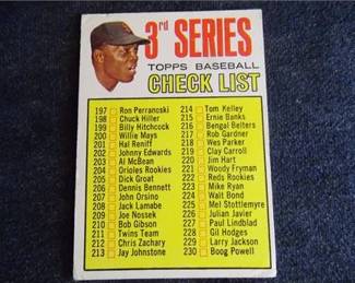 Lot k121 0 Bid(s)
1967 Topps #191 Willie Mays Checklist