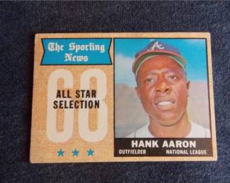 Lot k20 6 Bid(s)
1968 Topps #370 Hank Aaron All-Star
