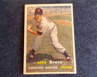 Lot k36 4 Bid(s)
1957 Topps #50 Herb Score, Cleveland Indians