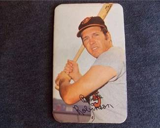Lot k23 1 Bid(s)
1971 Topps Super #59 Brooks Robinson