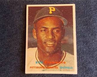 Lot k5 17 Bid(s)
1957 Topps #76 Roberto Clemente