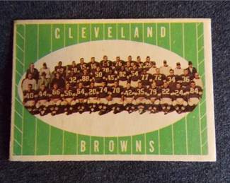 Lot k44 1 Bid(s)
1961 Topps #76 Cleveland Browns Team Card