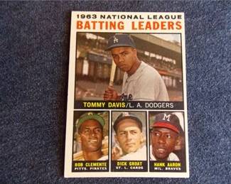 Lot k15 11 Bid(s)
1964 Topps #7 Roberto Clemente/Hank Aaron LL