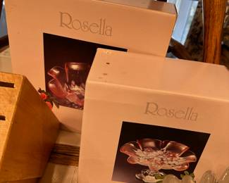 Rosella Glass dishes