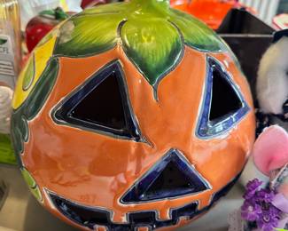 Ceramic pumpkin
