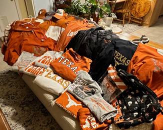 Texas Longhorn Apparel (jackets, sweatshirts, t-shirts, hats, purses)