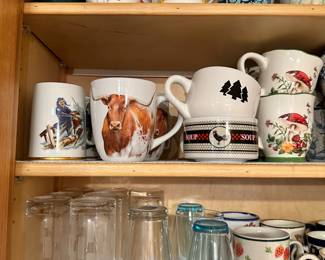 Mugs and glassware