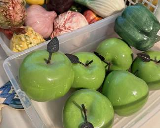 Glass Veggies and Fruit