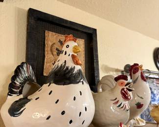 Ceramic Chickens