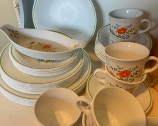 Corelle Poppy Dishes
