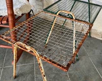 Metal Patio side tables