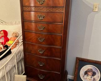 Tall Wooden Dresser