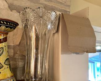 Mikasa glass vase