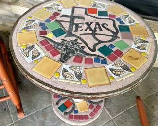 Texas Mosaic side table
