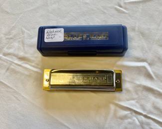 HOHNER Blue Harp Harmonica, Germany, in Original Box