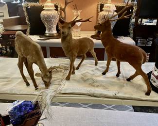 Vintage Felt Deer (Hong Kong)