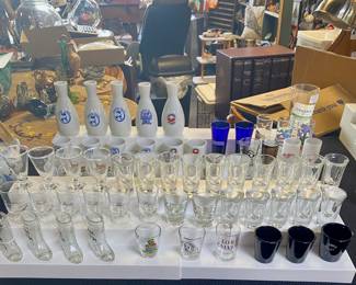 Collection of Vintage Shot Glasses 