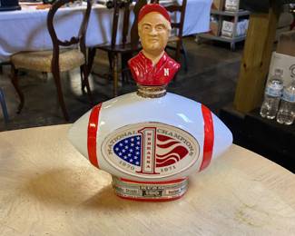 c.1970 Nebraska Nat'l Champions Liquor Decanter (empty)