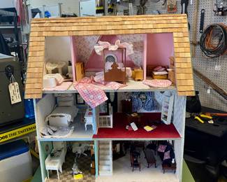 Inside view of dollhouse