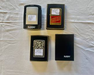 Vintage ZIPPO Lighters, Never Used, in Original Boxes