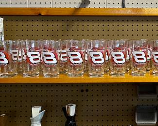 Dale Earnhardt Jr. #8 Budweiser Collectors Glasses, 4 for $10 or $3 each