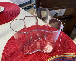 Signed ALVAR AALTO Mouth Blown Vase from Finland (Valued at $365, our price $65)