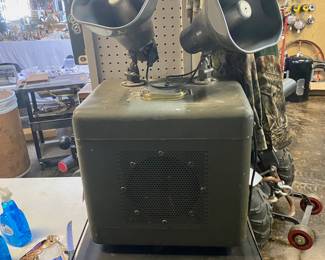 Antique Military Field Speaker System (doesn't work)