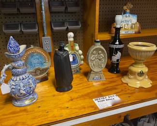 Mid Century Modern Vintage Liquor Collectors Decanters