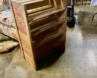 Vintage 4' Crate Shelf 