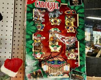 Vintage HOLIDAY CAROUSEL in orig box