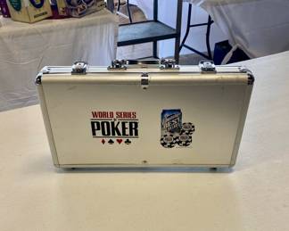 World Series of Poker Metal Case with key