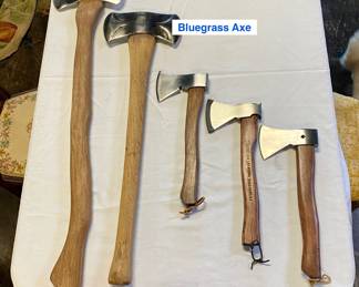 Bluegrass USA Axe, as well as four other customized pieces