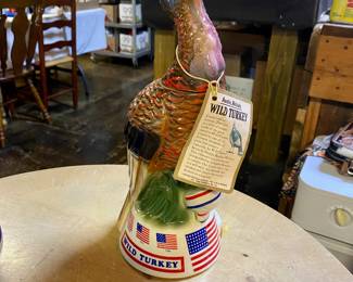c.1976 Wild Turkey Spirit of '76 Bicentennial Whiskey Decanter (empty)