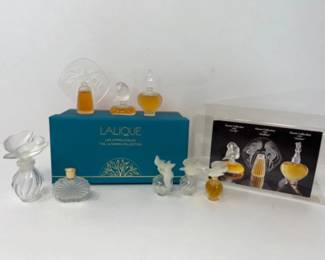 Lalique & Nina Ricci L'Air Du Temps Mini Perfume Bottles - Lalique 1996-98