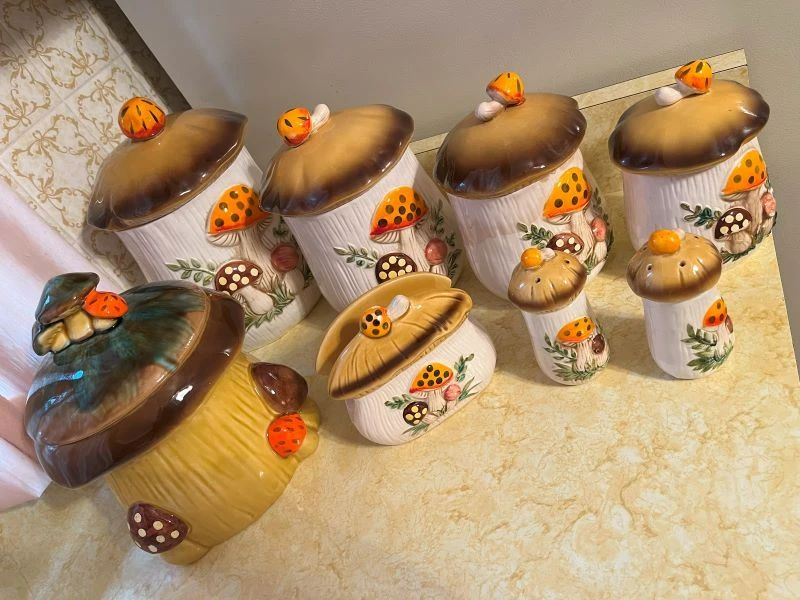 16 Vintage Sears Merry Mushroom Setmin