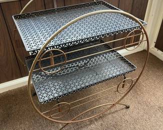 16 MCM Metal Mesh 2Tier Side Tablemin