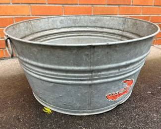 16 Wheeling Galvanized No. 3 Tubmin