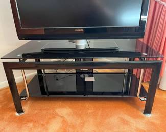 16 Modern Glass 2Tier Entertainment Unitmin