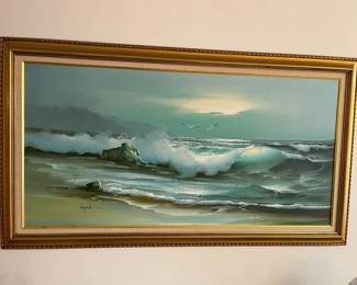 16 Vintage Engel Seascape Oilmin