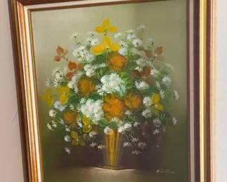 16 Vintage Hilton Floral Paintingmin