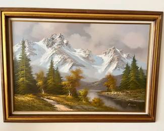 16 Vintage R. Scott Landscape Oil Paintingmin